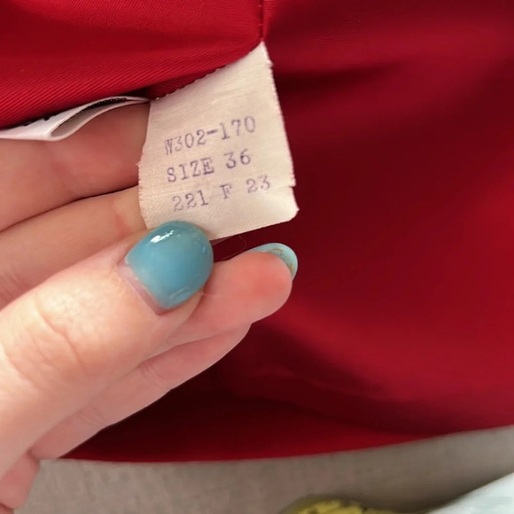 Pendleton Red Wool Vintage Blazer - Picture 4 of 4